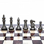 Подарочные шахматы с металлическими фигурами "Стаунтон" 48х48 см , фотография 6. Интернет-магазин ЛАВКА ПОДАРКОВ