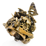 0012949 Бронза КОЛОКОЛЬЧИК "Царство Нептуна" 