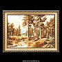 Картина янтарная "Лесной ручей", фотография 1. Интернет-магазин ЛАВКА ПОДАРКОВ