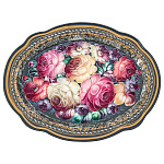 100600 Поднос с авторской росписью 30*23см АА1965