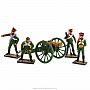 Оловянная миниатюра "Русский артиллерийский расчет 1812 года", фотография 1. Интернет-магазин ЛАВКА ПОДАРКОВ