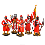 Оловянная миниатюра, набор солдатиков "Стрельцы Ивана Грозного"