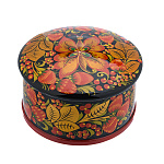 0070454 Хохлома Шкатулка (коробочка) бабочка 8*13см 