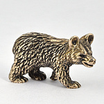 0023919 Бронза Статуэтка Сувенир "МЕДВЕЖОНОК стоящий" 3,3*2см  (95479)