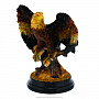 Скульптура из янтаря "Гордый орел", фотография 2. Интернет-магазин ЛАВКА ПОДАРКОВ