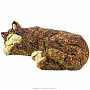 Скульптура из янтаря "Спящая кошка", фотография 2. Интернет-магазин ЛАВКА ПОДАРКОВ