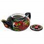 Чайник заварочный 0,5 л "Ягоды". Хохлома, фотография 1. Интернет-магазин ЛАВКА ПОДАРКОВ