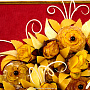 Картина янтарная "Ваза с цветами" 65 х 55 см, фотография 3. Интернет-магазин ЛАВКА ПОДАРКОВ