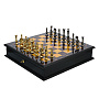 Шахматы с металлическими фигурами 45х45 см, фотография 1. Интернет-магазин ЛАВКА ПОДАРКОВ