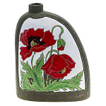  Керамика ВАЗА Горка средняя"КРАСНЫЕ МАКИ"