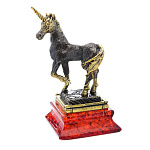 0045926/1599 Сувенир Лошадь Единорог Сувенир (коньячный)
