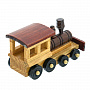 Деревянная игрушка "Паровоз", фотография 3. Интернет-магазин ЛАВКА ПОДАРКОВ