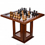 Деревянный шахматный стол 77х77 см, фотография 10. Интернет-магазин ЛАВКА ПОДАРКОВ