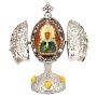Пасхальное яйцо-шкатулка "Матрона Московская". Традиции Фаберже, фотография 1. Интернет-магазин ЛАВКА ПОДАРКОВ