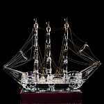 Скульптура из хрусталя "Корабль"