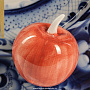 Часы настенные "Наливное яблочко" Гжель, фотография 1. Интернет-магазин ЛАВКА ПОДАРКОВ