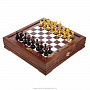 Шахматы из камня с янтарными фигурами "Европейские", фотография 1. Интернет-магазин ЛАВКА ПОДАРКОВ