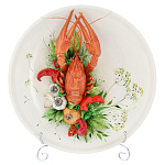 0039048/0302 Керамика ПАННО-ТАРЕЛЬ-РАК настенное d-31см (ПВ)