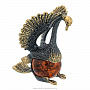 Статуэтка с янтарем "Лебедь с шариком", фотография 1. Интернет-магазин ЛАВКА ПОДАРКОВ