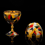 0049554 Златоуст Набор (яйцо сувенирное+кагор)  YA - 0965