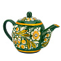 Чайник заварочный 700 мл "Цветы". Хохлома, фотография 3. Интернет-магазин ЛАВКА ПОДАРКОВ