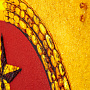 Картина янтарная "Герб Вьетнама" 60х60 см, фотография 5. Интернет-магазин ЛАВКА ПОДАРКОВ