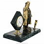 Настольные часы из бронзы и камня "Подарок доктору", фотография 3. Интернет-магазин ЛАВКА ПОДАРКОВ
