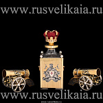 0030525 Златоуст НАБОР "Неприступный бастион" (2стопки,2 лафета,графин) в П/У