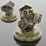 139198 Бронза Скульптура "Сова-бухгалтер" 