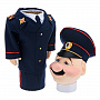 Кукла-бар "Полиция" для бутылки 0,5-0,7 мл, фотография 5. Интернет-магазин ЛАВКА ПОДАРКОВ