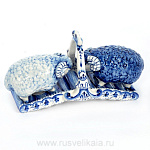 0016381 Гжель Набор для специй "Мостик" Авт. Черновы Л.и В. 