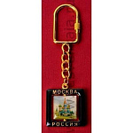 26056 /1614 Сувенир БРЕЛОК "ХРАМ ВАСИЛИЯ БЛАЖЕННОГО" 