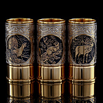  Златоуст СТОПКИ-ГИЛЬЗЫ "Звери" в П/У (глухарь,куница,олень)