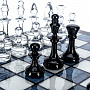 Шахматы с перламутром и фигурами из хрусталя 45х45 см, фотография 8. Интернет-магазин ЛАВКА ПОДАРКОВ