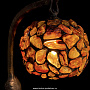 Комплект из двух настольных ламп из янтаря и бронзы "Коты", фотография 4. Интернет-магазин ЛАВКА ПОДАРКОВ