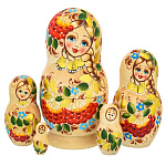 Матрешка "Рябина" 5 мест