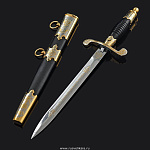  Златоуст Оружие сувенирное КОРТИК "100лет Подводному ФЛОТУ РОССИИ" золоченый с разделкой