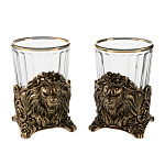 Набор стопок на 2 персоны "Лев"