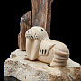 Скульптура из кости "Морж", фотография 4. Интернет-магазин ЛАВКА ПОДАРКОВ