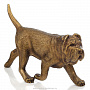 Бронзовая статуэтка собаки "Мастино неаполитано", фотография 1. Интернет-магазин ЛАВКА ПОДАРКОВ
