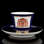 0069528/81.18113.00.1 ЛФЗ ЧАШКА+БЛЮД.Кофейн.КЛАССИКА ПЕРЕРБУРГА,банкетная , тверд фарф2пр ТН1
