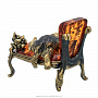 Статуэтка с янтарем "Кот и мышь на кушетке", фотография 5. Интернет-магазин ЛАВКА ПОДАРКОВ