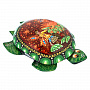 Шкатулка с художественной росписью "Черепаха. Жар-птица", фотография 1. Интернет-магазин ЛАВКА ПОДАРКОВ
