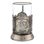 6729 Подстаканник никелированный "Санкт-Петербург.Мосты" ПРЕЗЕНТ