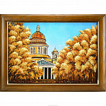 Картина янтарная "Исаакиевский собор"