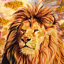 Картина янтарная "Лев" 60х80 см, фотография 6. Интернет-магазин ЛАВКА ПОДАРКОВ