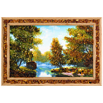 0065036-28*20см ПАННО настенной ПЕЙЗАЖ № 3 (янтарная крошка)