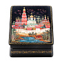 Шкатулка с художественной росписью "Новодевичий монастырь", фотография 2. Интернет-магазин ЛАВКА ПОДАРКОВ
