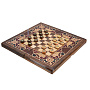 Нарды-шашки деревянные маркетри "Самарканд" 49х25 см, фотография 2. Интернет-магазин ЛАВКА ПОДАРКОВ