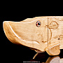 Домино деревянное "Щука" (Карельская береза), фотография 4. Интернет-магазин ЛАВКА ПОДАРКОВ